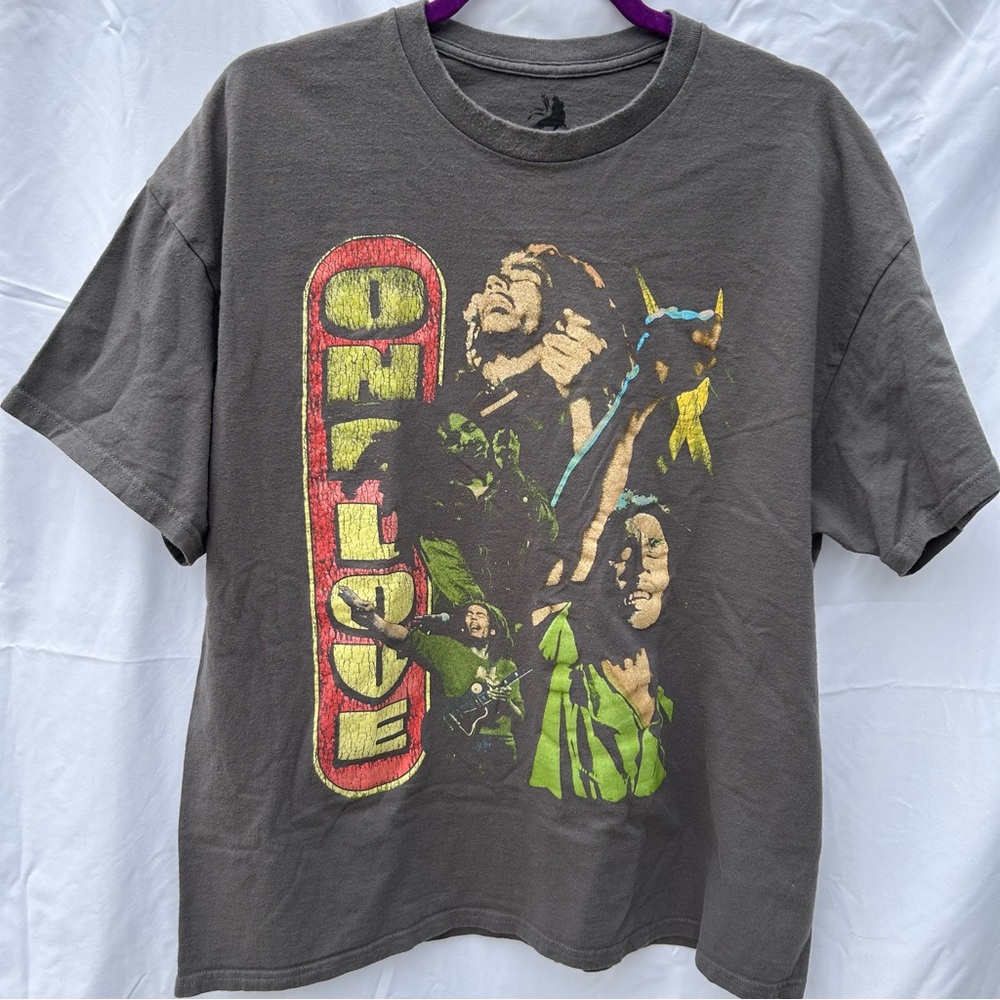 Zion Rootswear Dark Gray One Love Graphic Tee